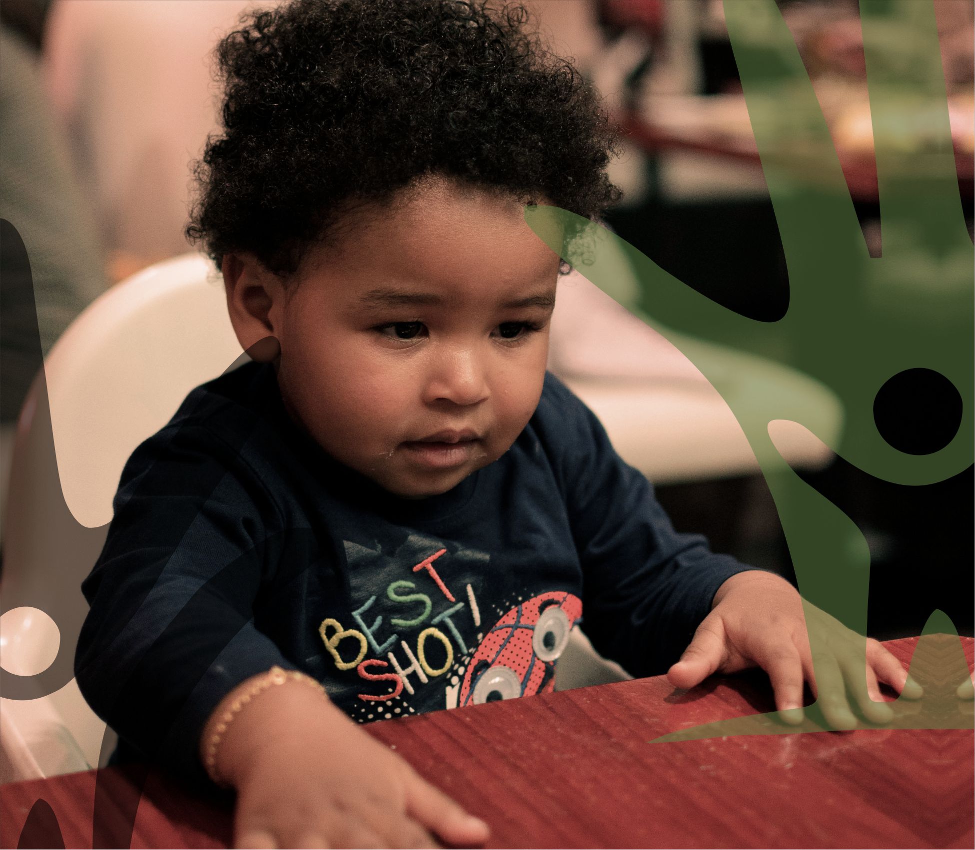 Family playing together